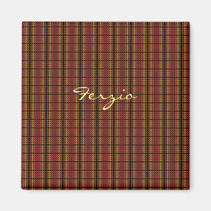 Retro Warm Circles Magnet