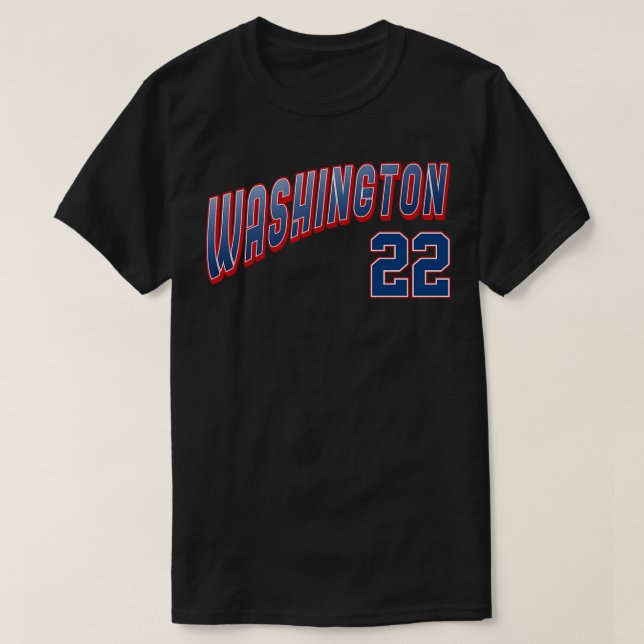 Retro Washington Number 2 T-Shirt (Design Front)