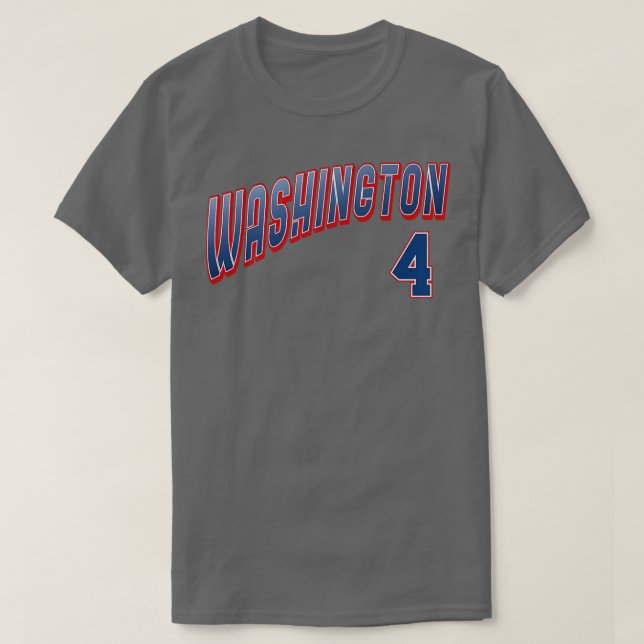 Retro Washington Number 4 1 T-Shirt (Design Front)