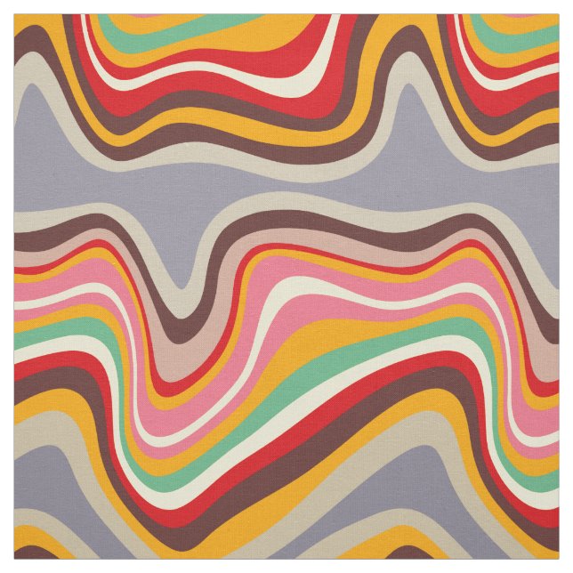 retro wave disco fabric (Swatch)