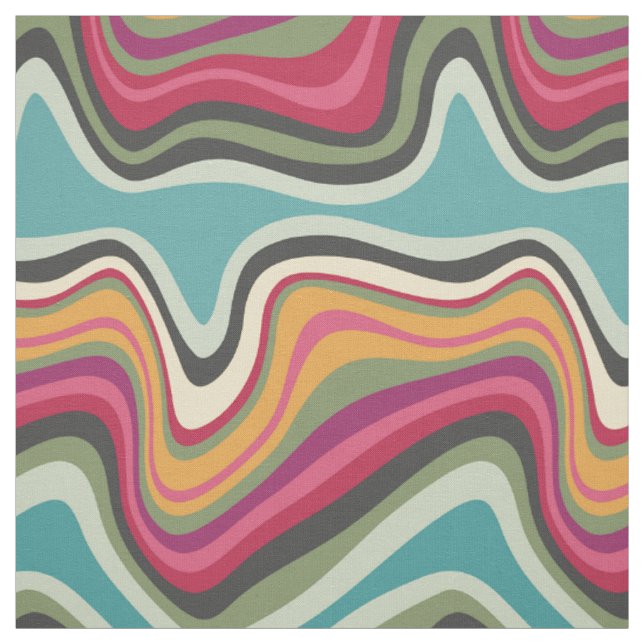 retro wave MANA Fabric (Swatch)
