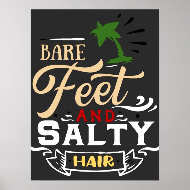 Retro Wave Surfer Poster (Front)