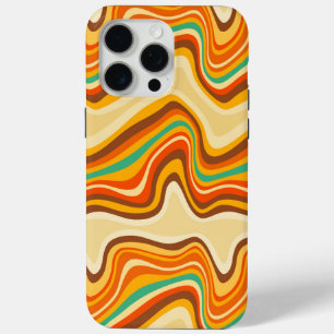 retro wave warm iPhone 15 pro max case