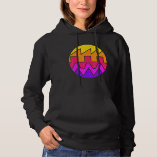 Retro Waveform Synthesizer Sound Wave Electronic M Hoodie