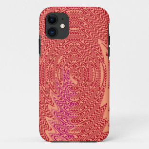 Retro Waves Abstract Art iPhone 11 Case