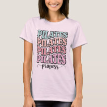 Retro Wavy Pilates Stacked Typography Pastel Aesth