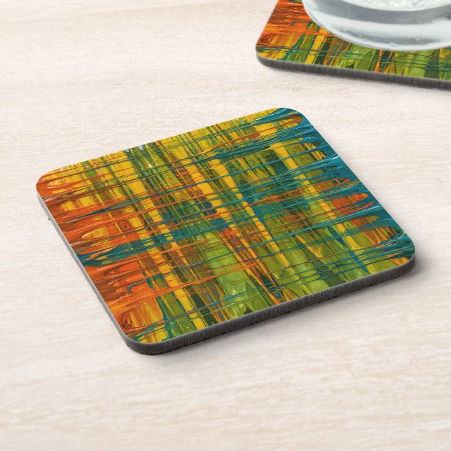 Retro Weave Coaster (Left Side)