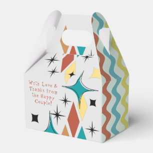 Retro Wedding Gable Favour Box