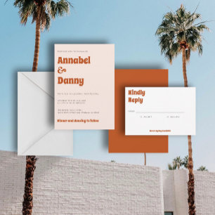 Retro Wedding Invitation