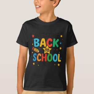 Retro Welcome Back To School Teacher Appreciation T-Shirt