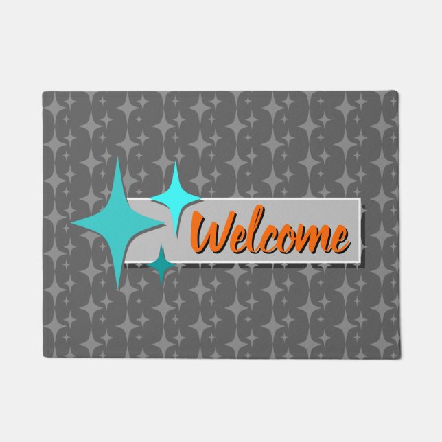 Retro Welcome Doormat (Front)