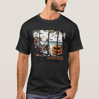Retro Welcome To Summerween Chillin And Thrillin S T-Shirt