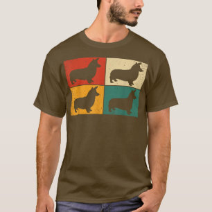 Retro Welsh Corgi Vintage Dog Lover Novelty 1207 T-Shirt