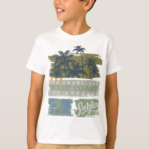 Retro West Coast California Surfing T-Shirt