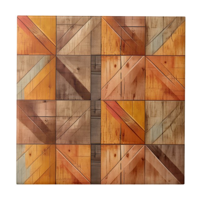 Retro Western Ceramic Tile (Front)