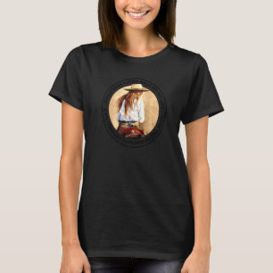 Retro Western Cowgirl Sometimes I Look Back On My T-Shirt