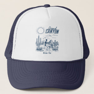 Retro Western Grand Canyon National Park Valley Trucker Hat