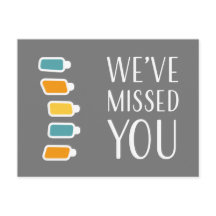 Retro We've Missed You Chiropractic Recall