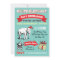 Retro White Elephant Christmas Party Invitations