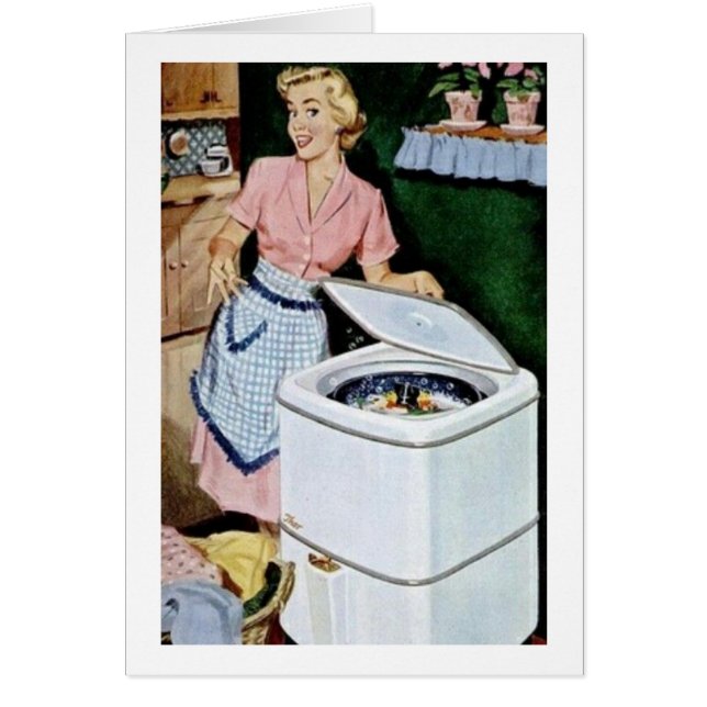Retro Wife - Laundry Day, (Front)