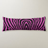 RETRO WILD ANIMAL PRINT PATTERN PINK BLACK STRIPED