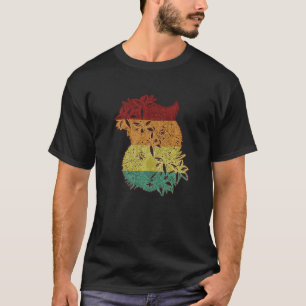 Retro wild cat predator cat king tiger Siberian ti T-Shirt