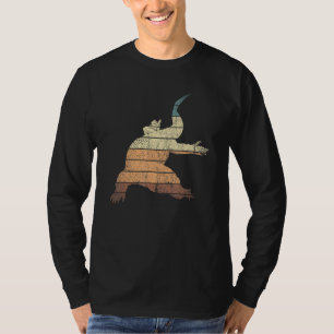 Retro Wildlife Reptile Exotic Lizard Animal Komodo T-Shirt