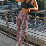 Retro Wine and Grapes Leggings – Cool<br><div class="desc">A pattern of retro and vintage wine bottles mixed with grapes and tumblers. This is a fun,  cool and pretty design that will make you look and feel great,  especially after a glass or two…</div>