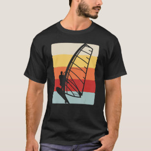 Retro Wing Surfing Cool Foil  Vintage Wing Surfer T-Shirt