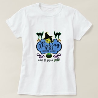 Retro Winking Witch Lounge T-Shirt