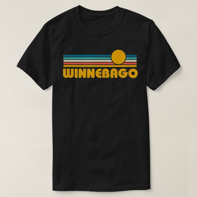 Retro Winnebago Minnesota Sunset  T-Shirt (Design Front)