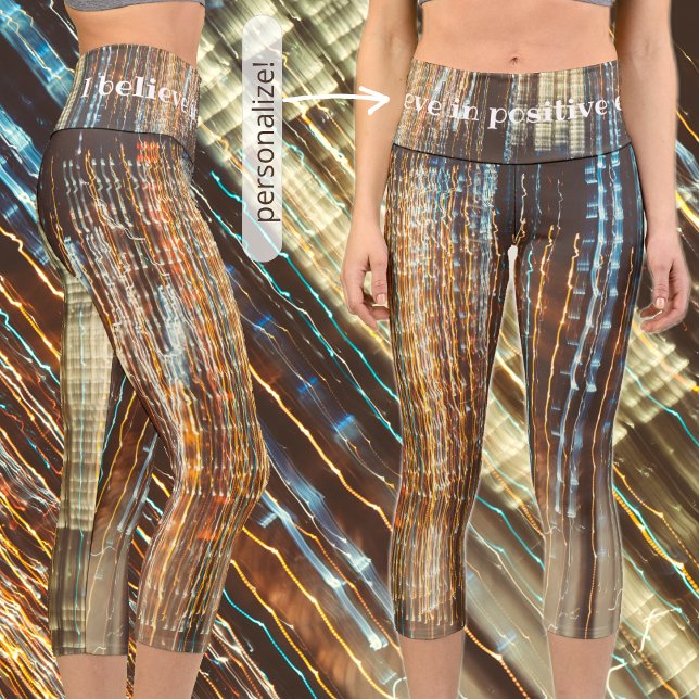 Retro winter lights capri leggings (Creator Uploaded)