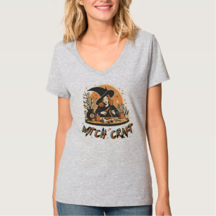Retro Witch Craft Halloween T-Shirt