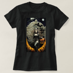 Retro Witch Halloween T-Shirt