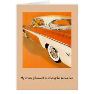 Retro Woman - Driving the Karma Bus,