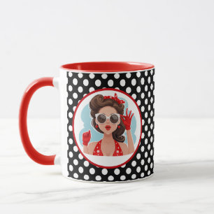 Retro Woman Mug