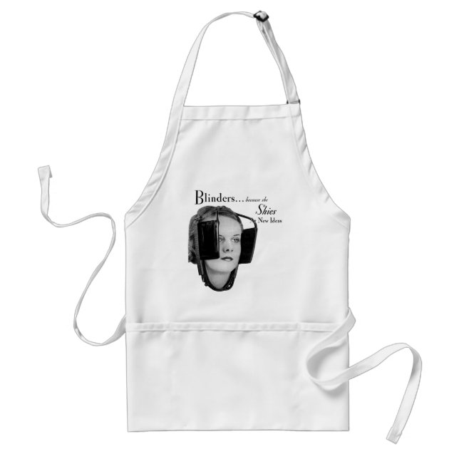Retro Woman with Blinders Standard Apron (Front)