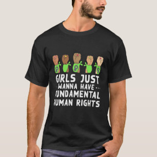 Retro Women Fundamental Rights Pro Choice Feminist T-Shirt