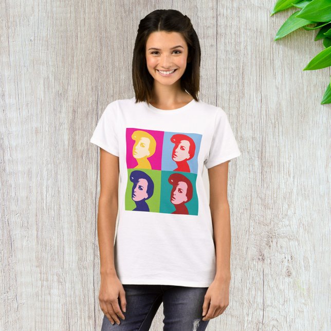 Retro Women Pop Art T-Shirt (Creator Uploaded)