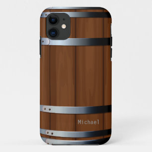 Retro Wooden Beer Barrel Case-Mate iPhone Case