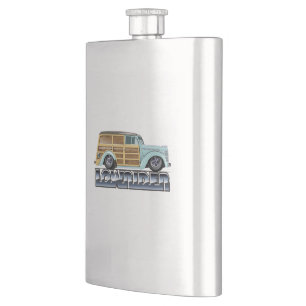 Retro Woody Lowrider Hip Flask