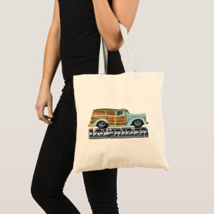 Retro Woody Lowrider Tote Bag