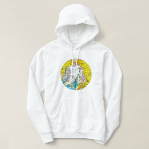 RETRO WORLD MAP HOODIE