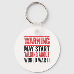 Retro World War Two Shirt Ww2 Shirt History Teache Key Ring