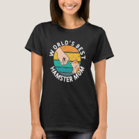 Retro World's Best Hamster Mom Cute Hamsters Anima