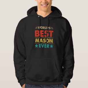 Retro World's Best Mason Ever Hoodie