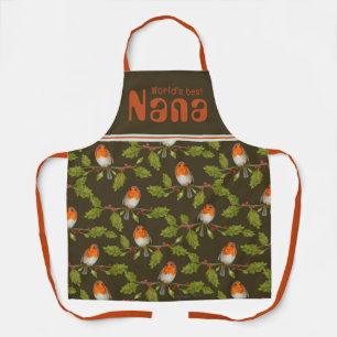 Retro World's Best Nana Custom Robin Apron