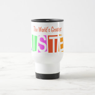 Retro World's Greatest Sister Travel Mug