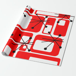 Retro wrapping paper