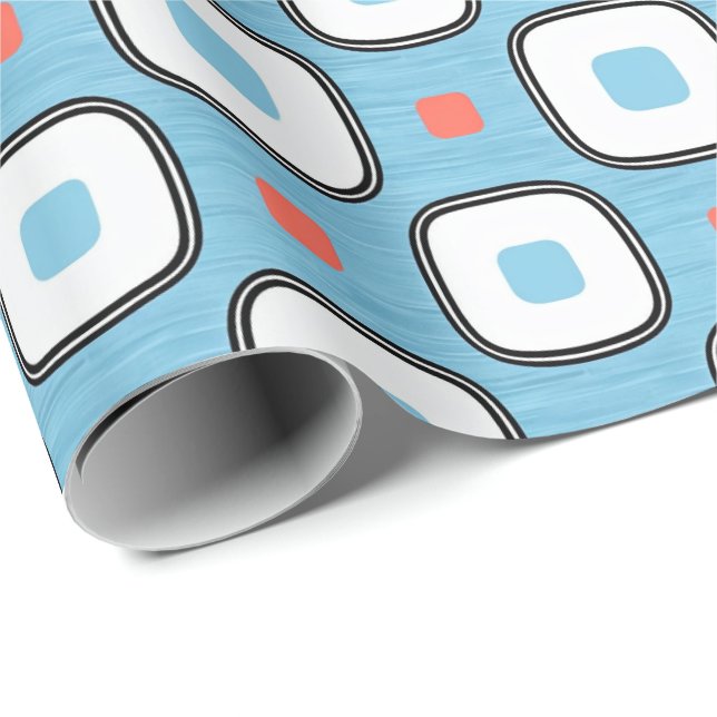Retro Wrapping Paper – Mid-Century Modern (Roll Corner)